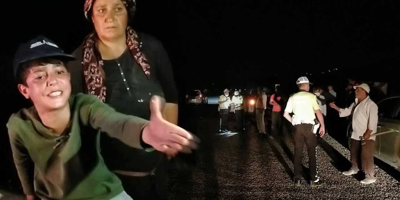 Otomobil keçi sürüsüne daldı! Minik Nurullah gözyaşlarına boğuldu