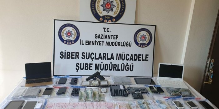 Gaziantep polisi yasa dışı bahis operasyonunda 13 adrese baskın yaptı