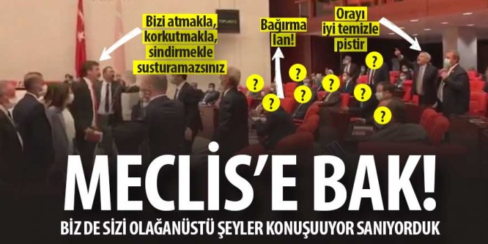 Türkiye Büyük Millet Meclisi'nde konuşulanlar bunlardı