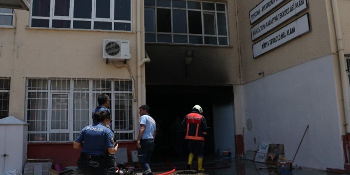 Mersin'de okulda dezenfektan üretimi sırasında patlama meydana geldi! Kimya öğretmeni hayatını kaybetti