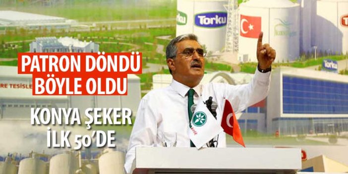Konya Şeker Türkiye'nin en büyük 44'üncü sanayi kuruluşu oldu! 3 milyar lira neti var!