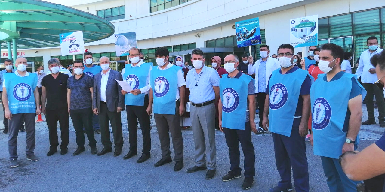 Sağlık çalışanları döner sermayede adalet istiyor