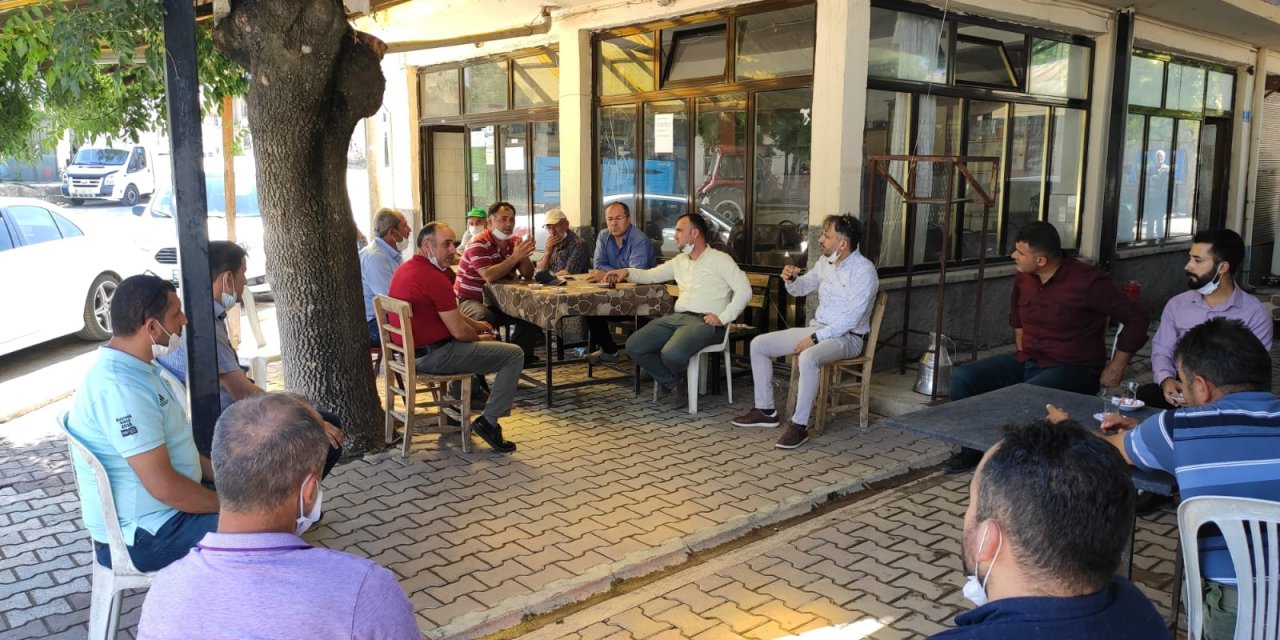 Beyşehir Ak Parti teşkilatı saha çalışmalarını sürdürüyor