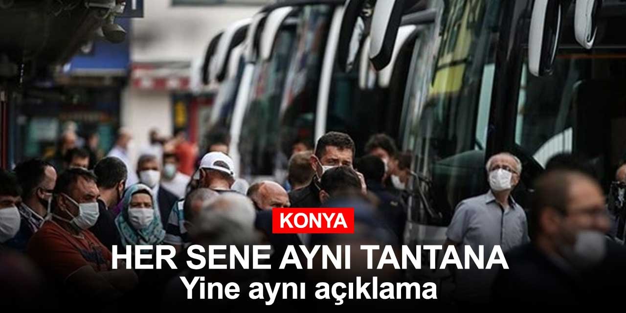 Koronavirüs çıktı böyle oldu! Her sene ek sefer olan otobüslere bu sene yok!