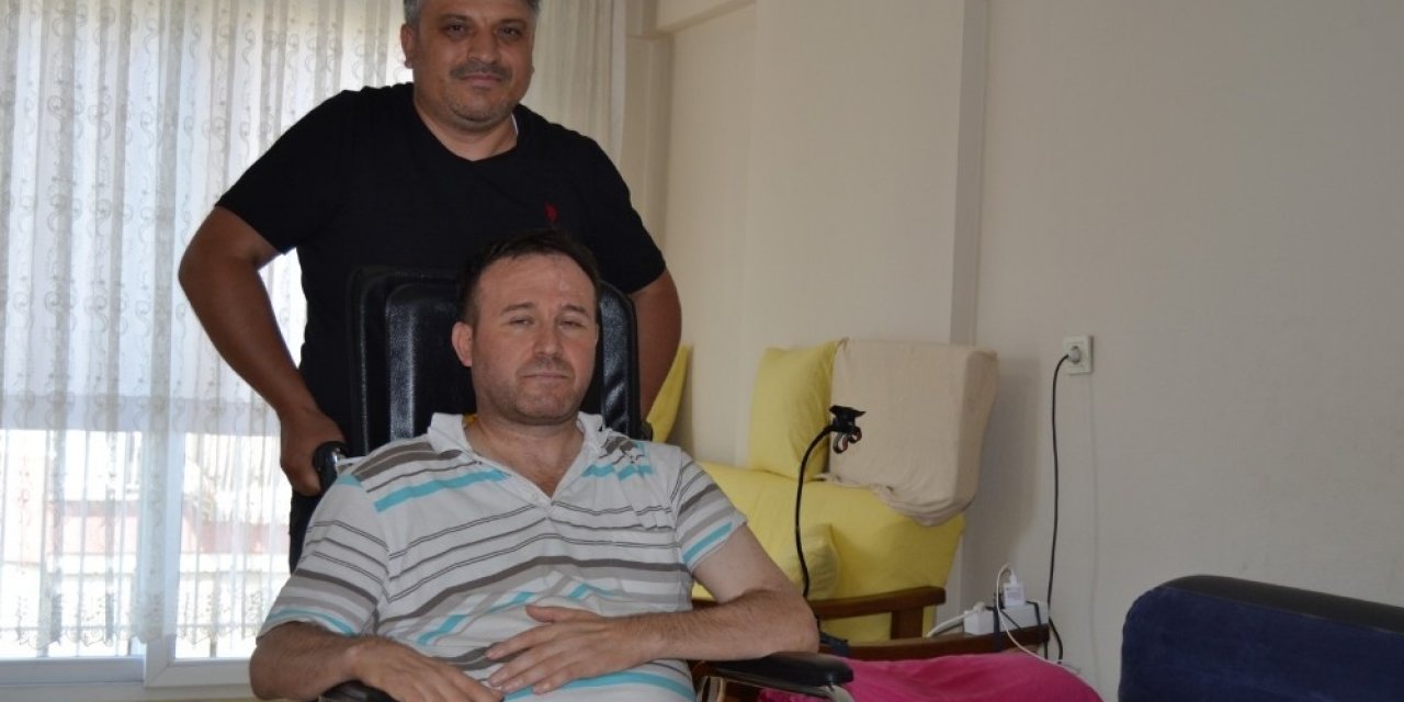 Manisa'da spor yaparken otomobilin çarptığı itfaiye eri şimdi yatağa mahkum oldu