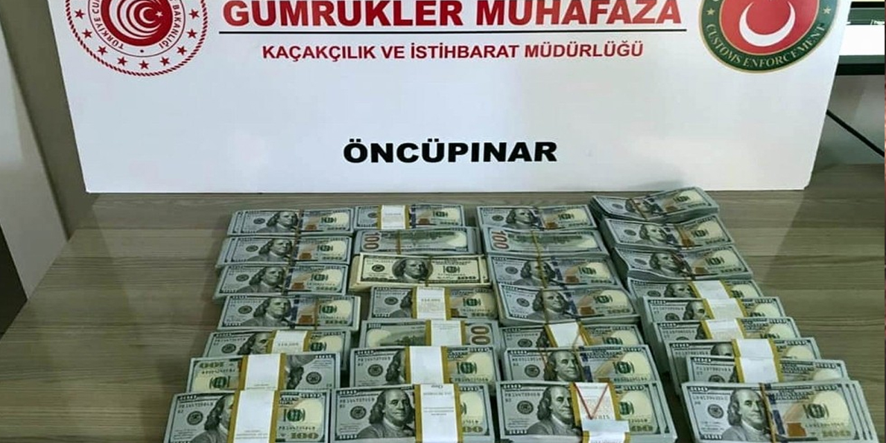 Türkiye'den Suriye’ye götüreceklerdi! 300 bin ABD Doları sınır kapısında yakalandı