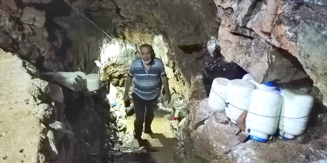 Konya'nın meşhur 'in peyniri' Kembos mağarada olgunlaşıyor