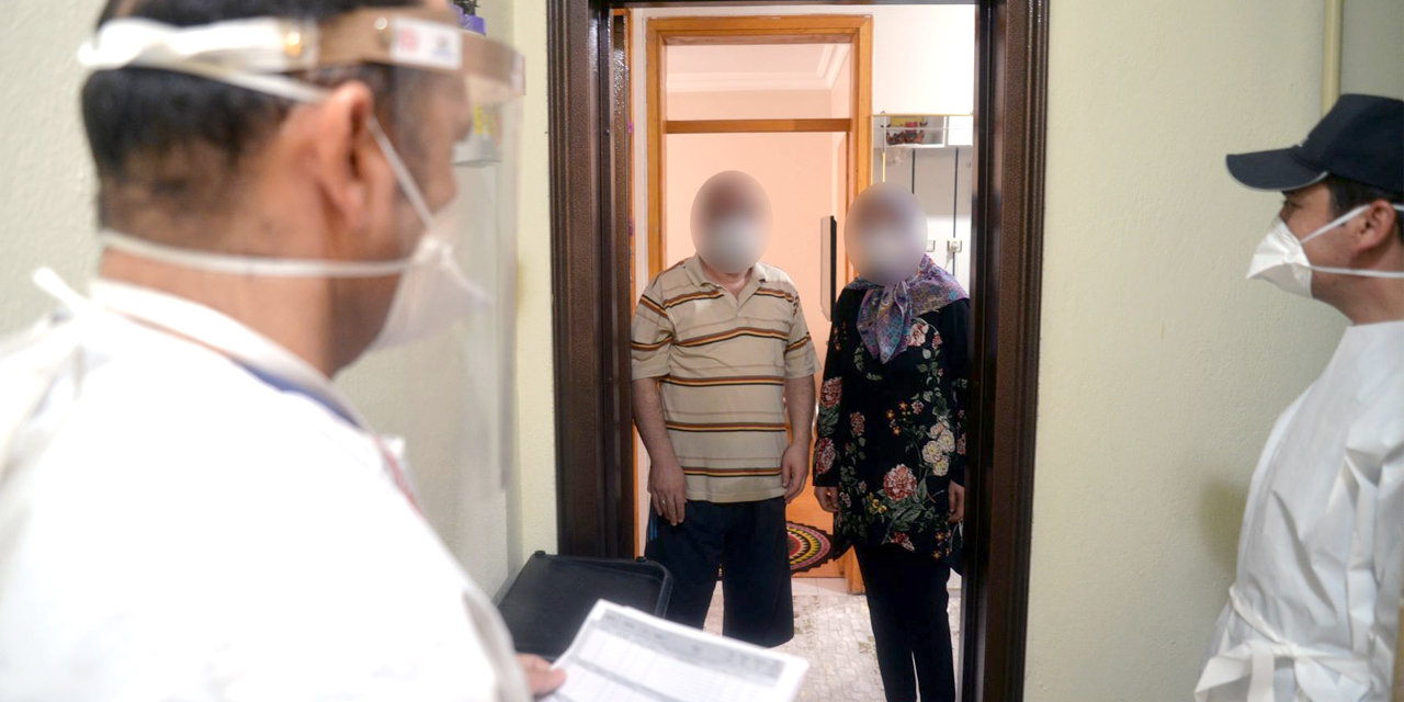 Özel sağlık ekipleri Konya'da evde denetimlere başladı