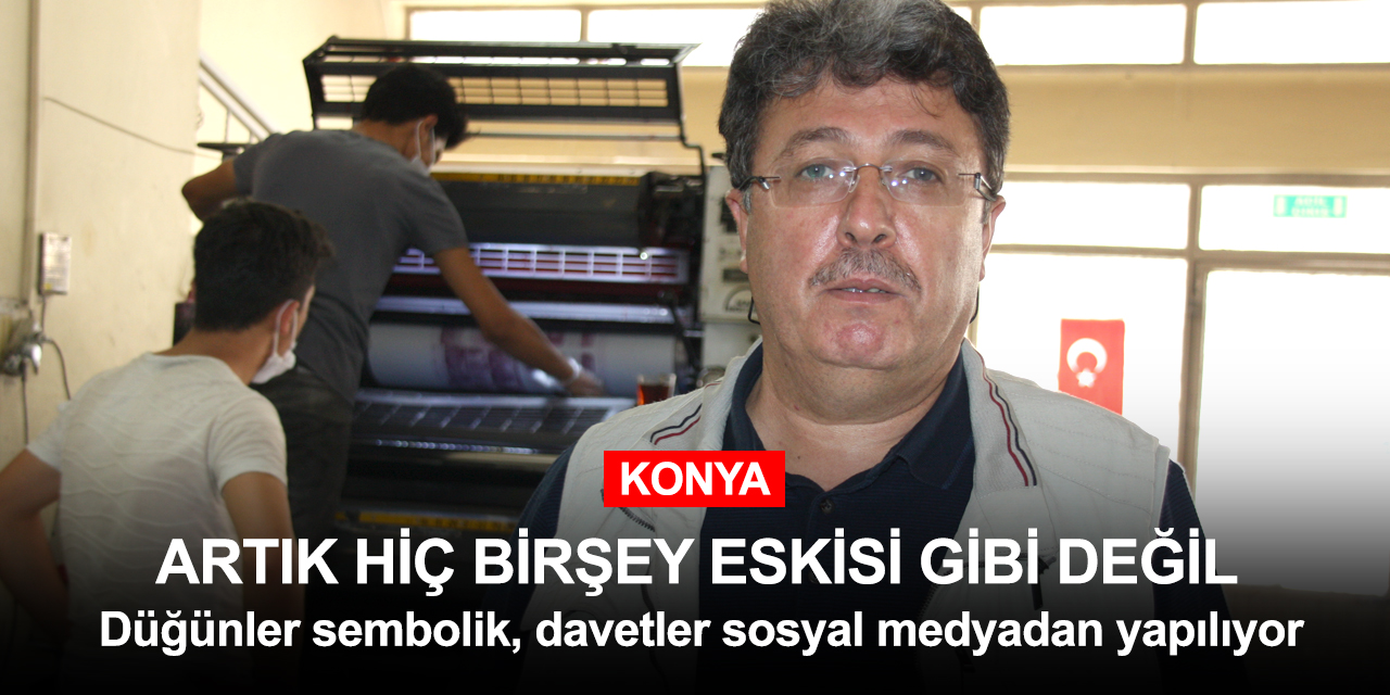 Korona günlerinde düğünler de davetiyeler de değişti