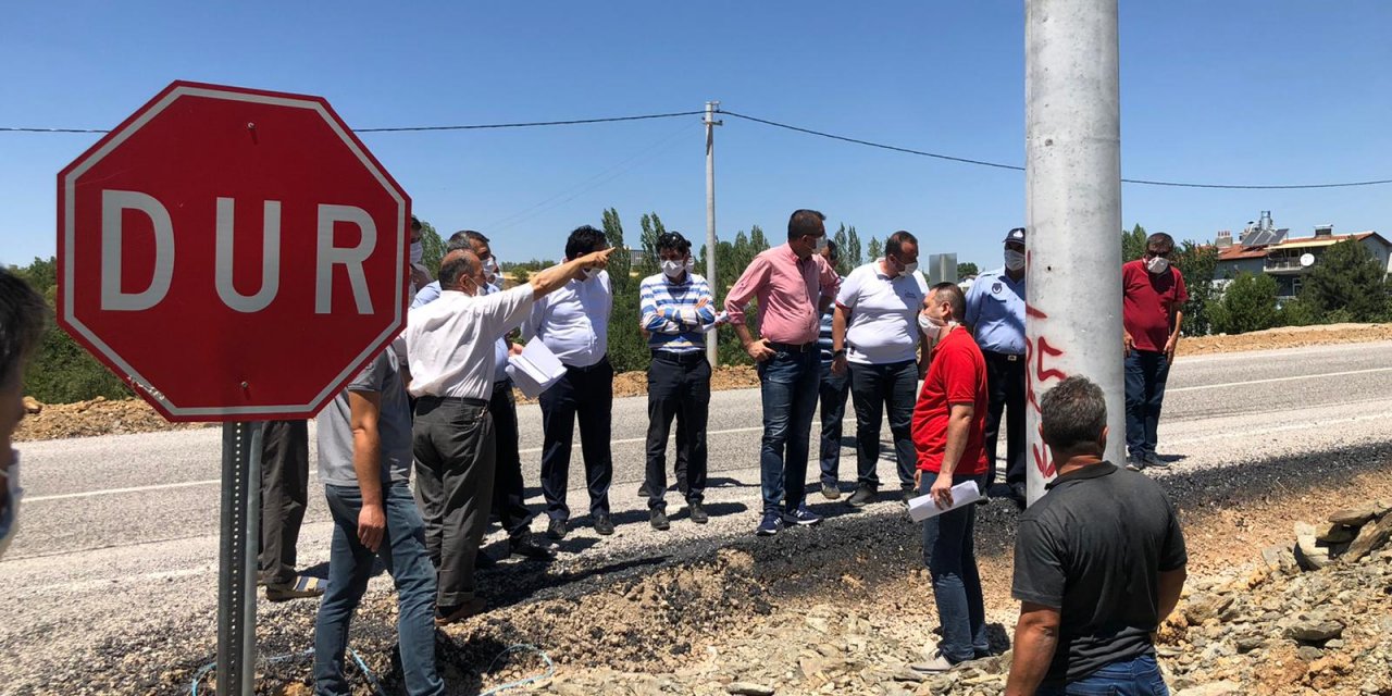 Hüyük Çevre Yolu Projesi hız kesmiyor