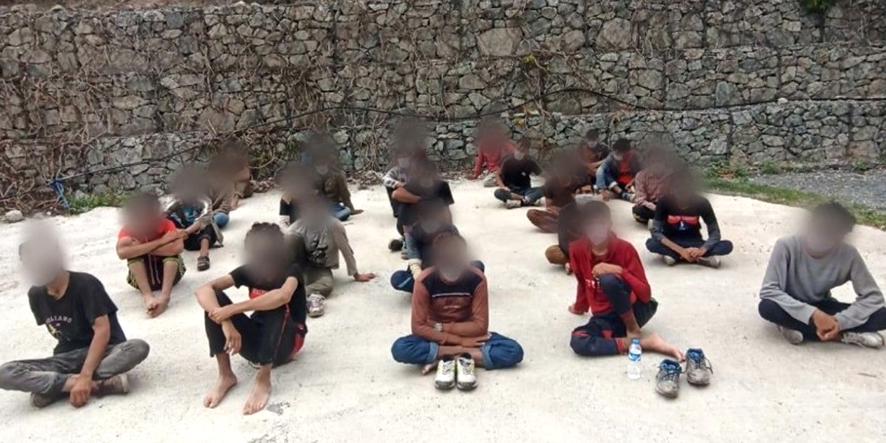 Türkiye’ye yasadışı yollardan giren 34 yabancı uyruklu yakalandı
