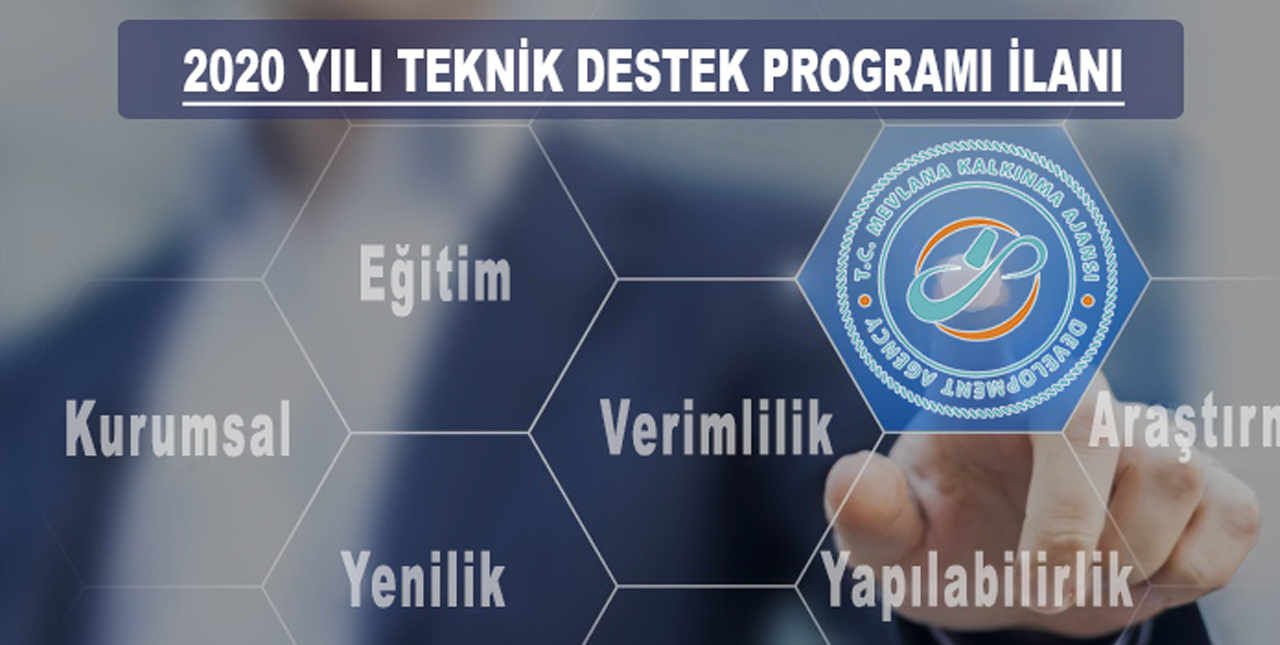 Mevlana Kalkınma Ajansı 2020 Yılı Teknik Destek Programını duyurdu