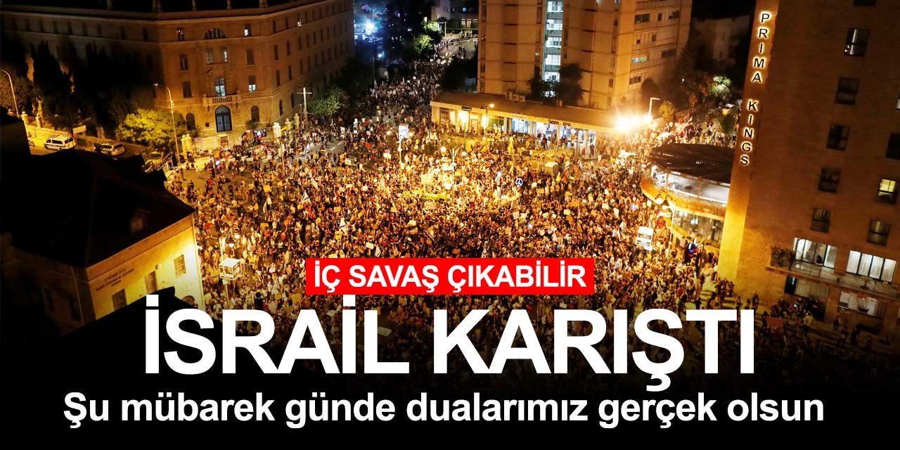Dünyaya terör ihraç eden İsrail'de iç savaş ihtimali