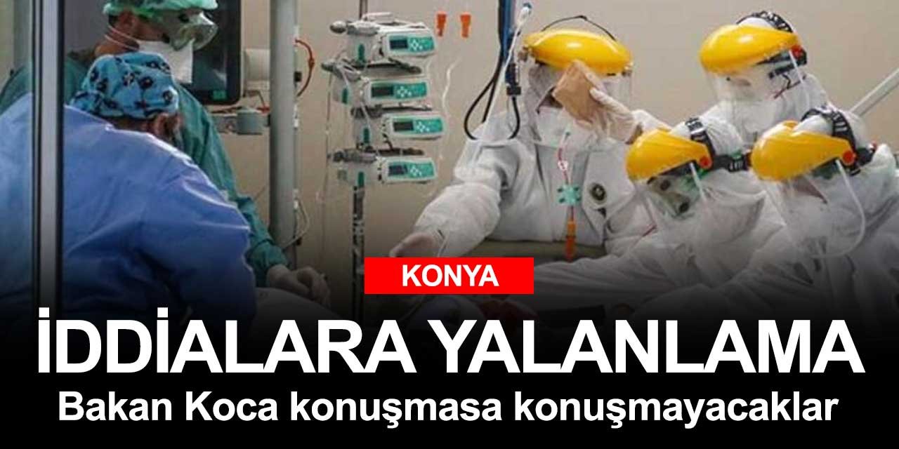 Konya'da hastaneler doldu mu? İl Sağlık Müdürlüğü'nden koronavirüs açıklaması