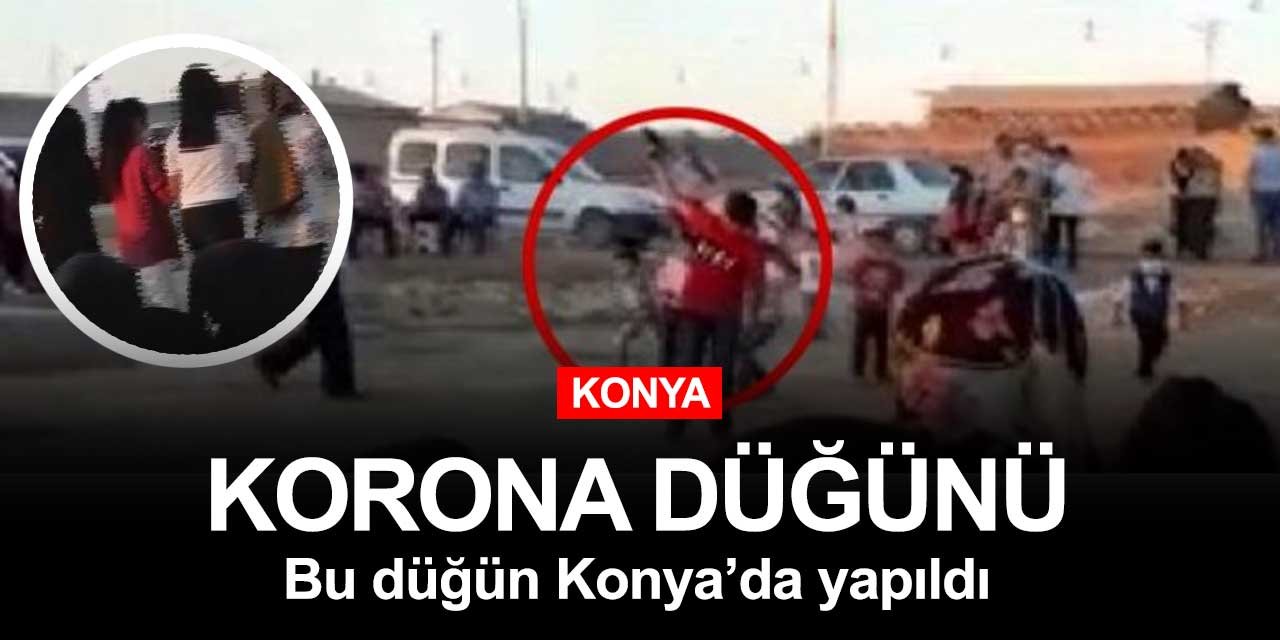 Konya'da düğüne koronavirüs cezası