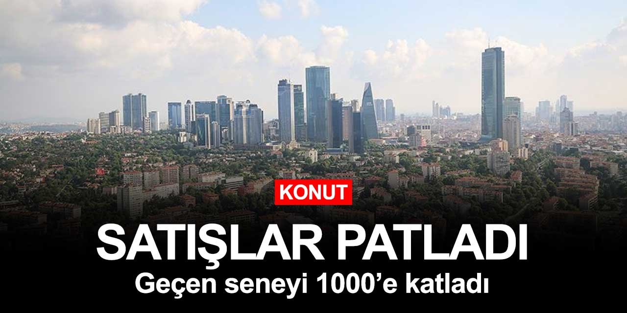 Türkiye'de konut satışları patladı