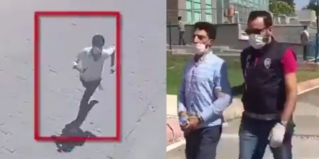 Gündüz vakti kapkaç yapan iki kişi kameralara yakalandı