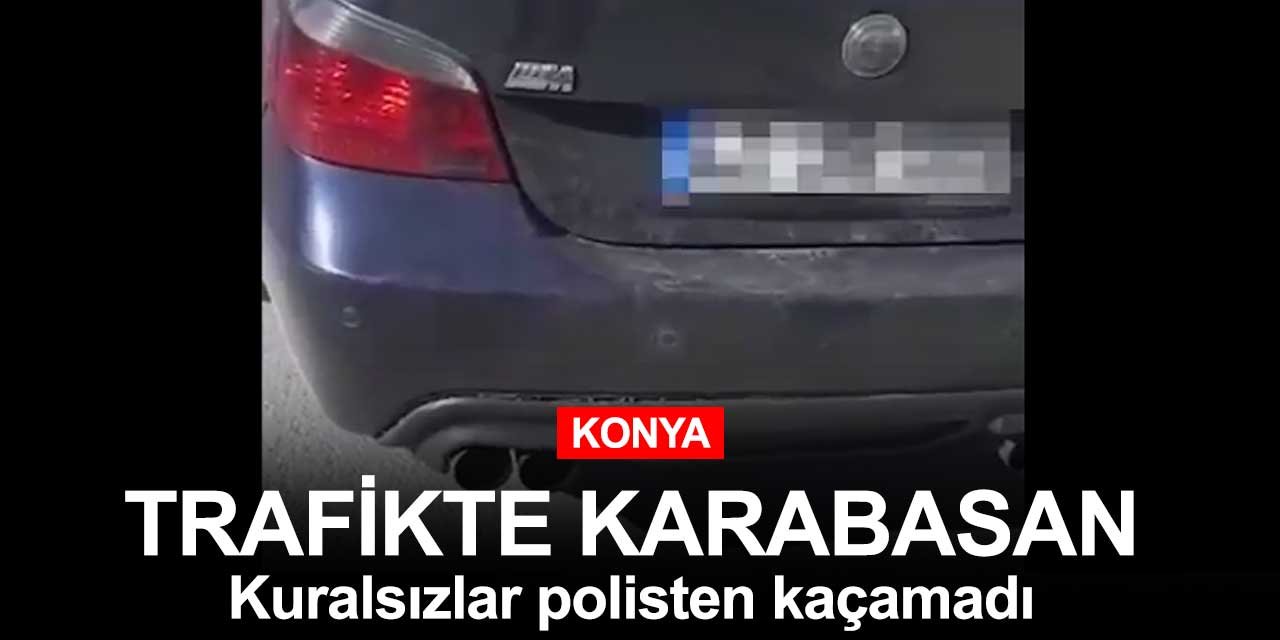 Konya Emniyet Müdürlüğü tek tek açıkladı! Bin 763 sürücü