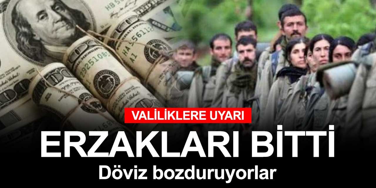 Valiliklere uyarı! Terör örgütü döviz bozduruyor