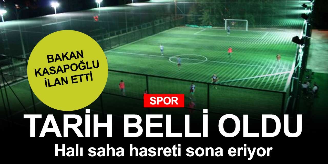 Hasret bitiyor! Halı sahaların açılacağı tarih de belli oldu