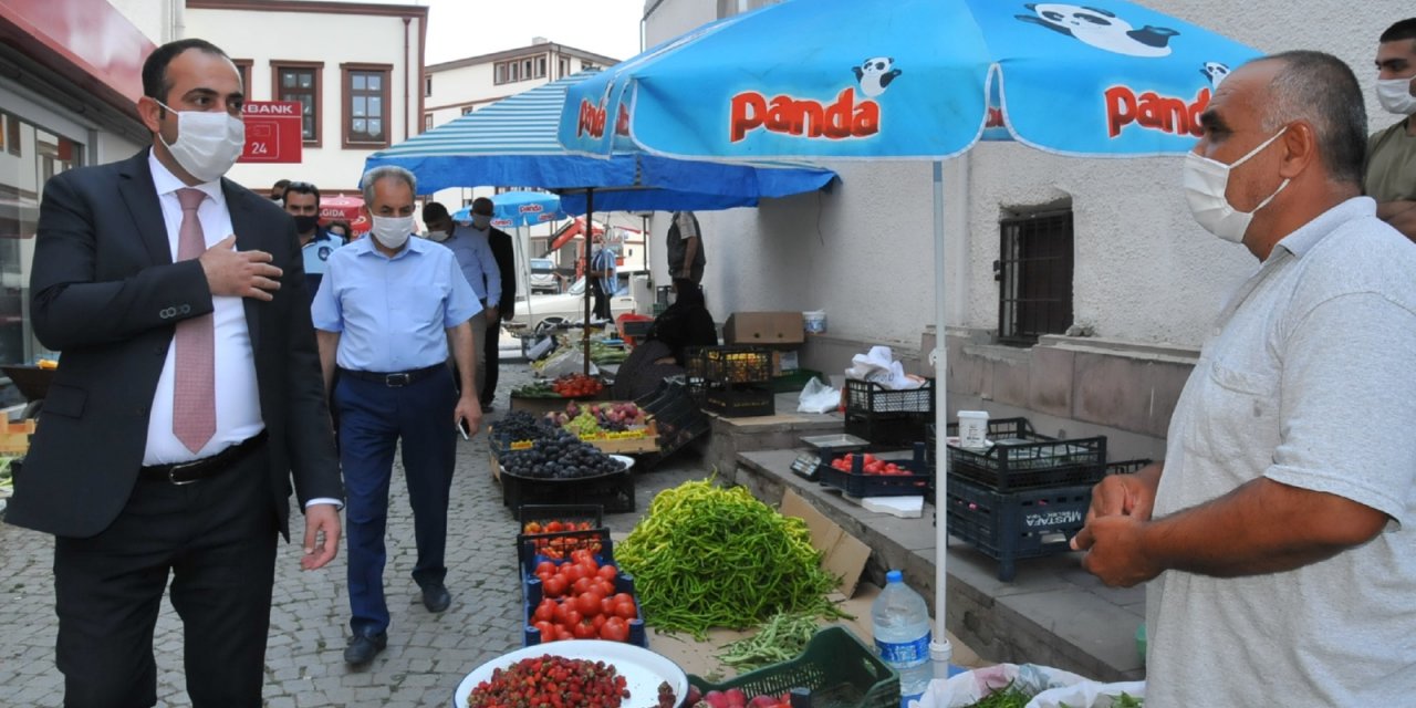 Akşehir'de koronavirüs denetimi