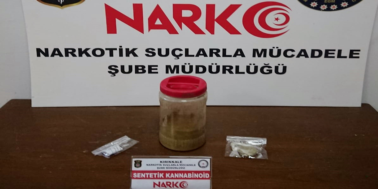 Kırıkkale'de uyuşturucu operasyonu! 1 zanlı tutuklandı