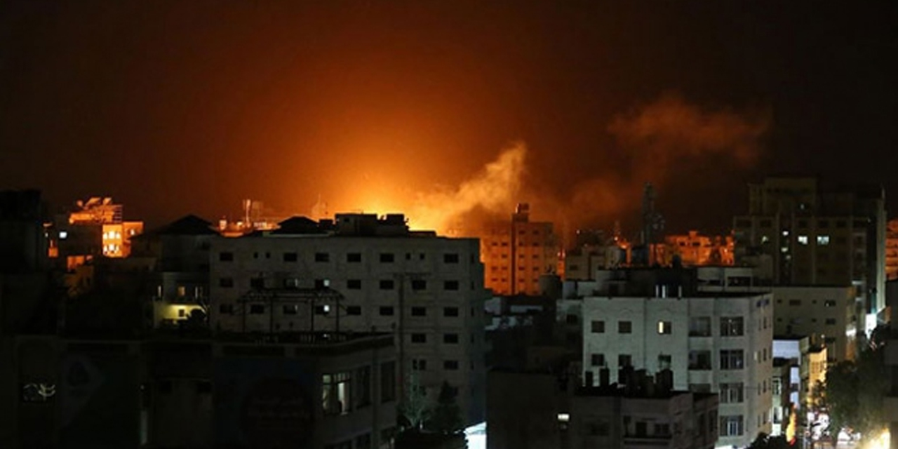 İsrail savaş uçakları Gazze’yi bombaladı! 3 sivil yaralandı