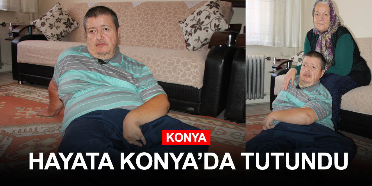 Marmara Depremi'nin izlerini silen yüzde 94 engelli vatandaş Konya'da yeni bir hayat kurdu