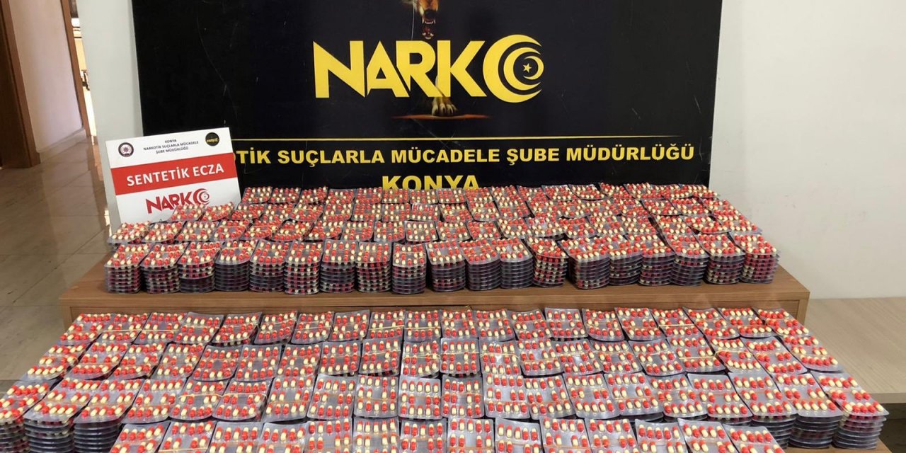 Konya'da uyuşturucu operasyonu! 3 kişi gözaltına alındı