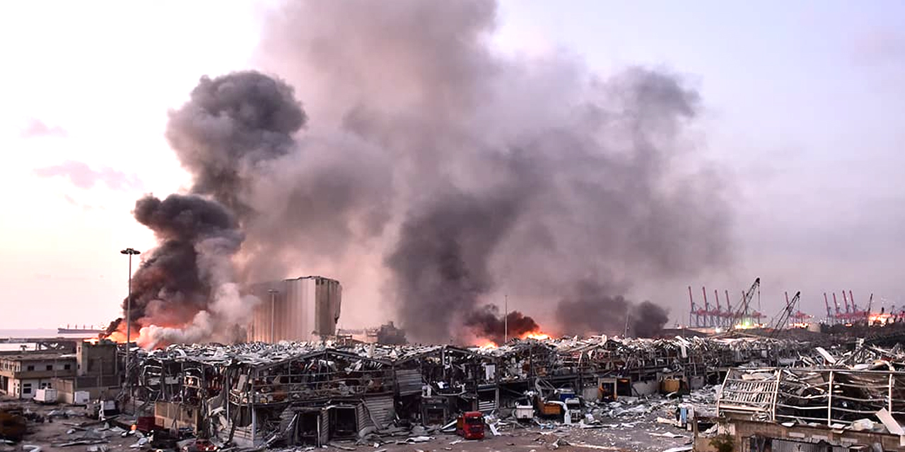 Beyrut Limanındaki patlamada hasar gören askeri gemiyi Türkiye onaracak