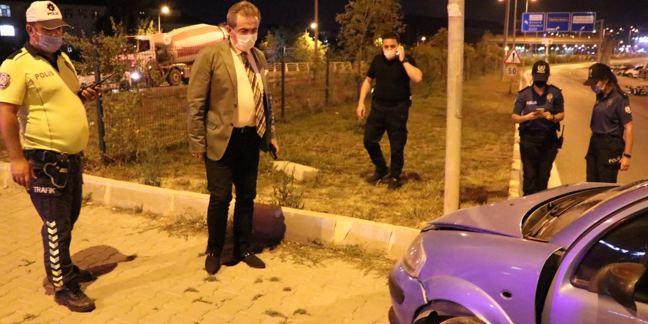 Afgan uyruklu kadının kullandığı motosiklet otomobille çarpıştı! 3 yaralı