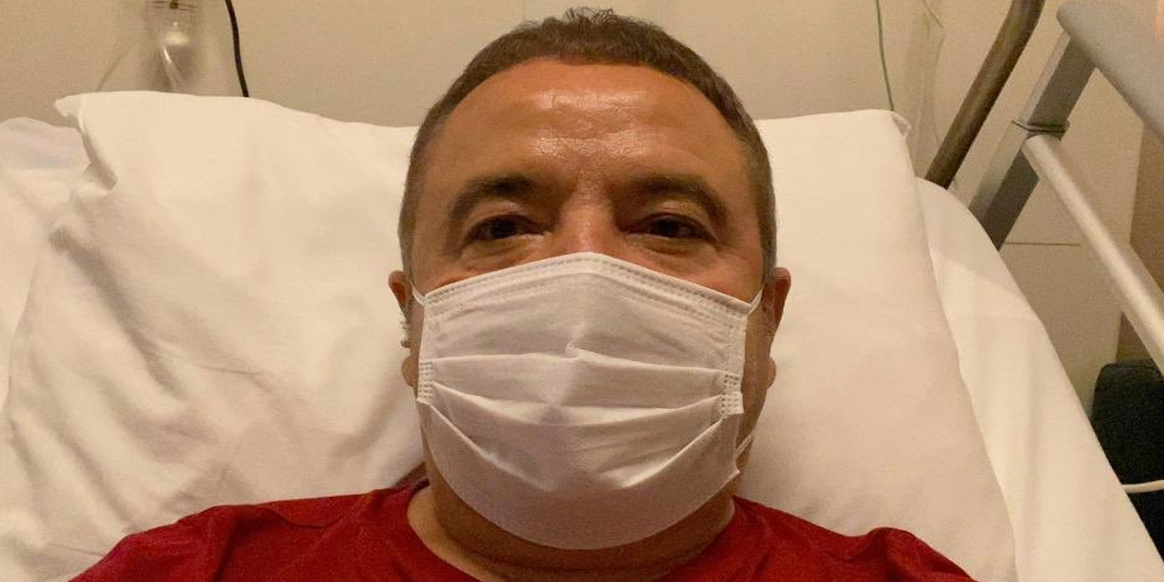 Kovid tedavisi gören Büyükşehir Belediye Bakanı hastaneden paylaşım yaptı