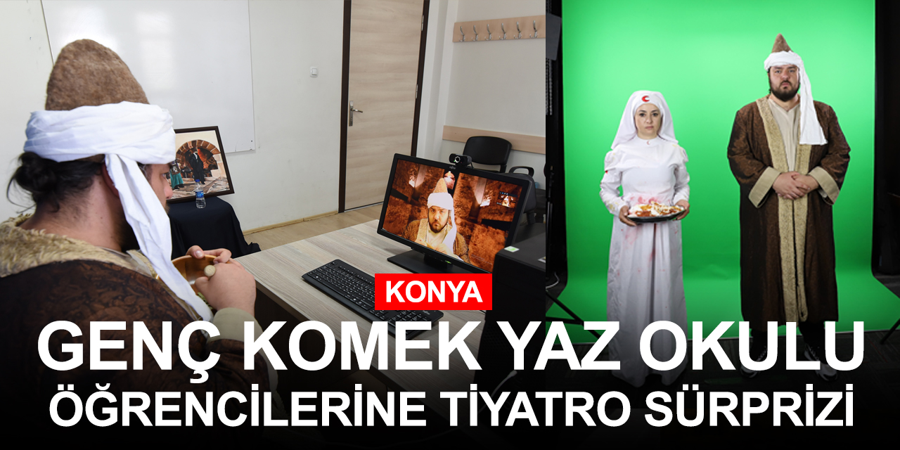 Konya Genç KOMEK'ten örnek ders! Tıbbın babası İbn-i Sina ve ilk kadın hemşire Safiye Hüseyin gençlere salgından korunma yollarını anlattı