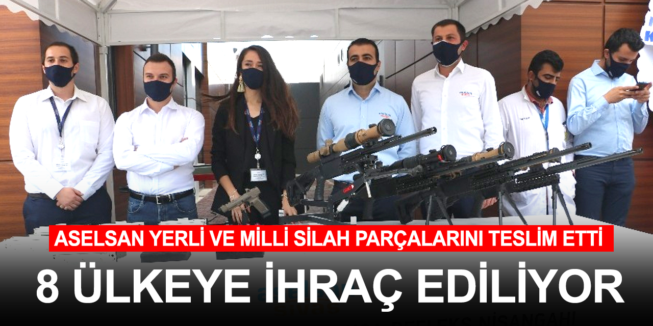 ASELSAN tarafından üretilen ilk üretim yerli ve milli silah parçaları törenle teslim edildi