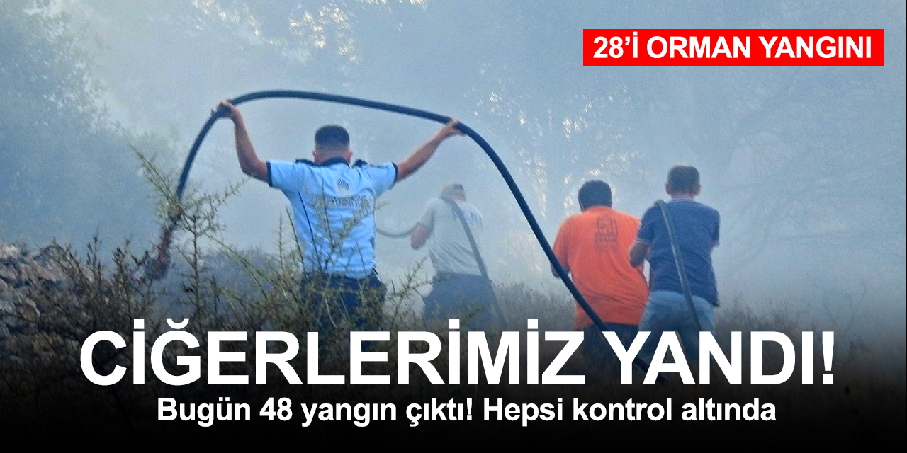 Bakan Pakdemirli açıkladı: Bugün 48 yangın çıktı! Hepsi kontrol altında