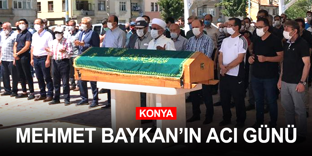 TFF Başkan Vekili Mehmet Baykan'ın babası Zeki Baykan Konya'da dualarla uğurlandı