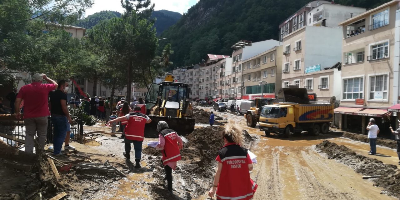 Aile Çalışma ve Sosyal Hizmetler Bakanlığı ekipleri Giresun'da