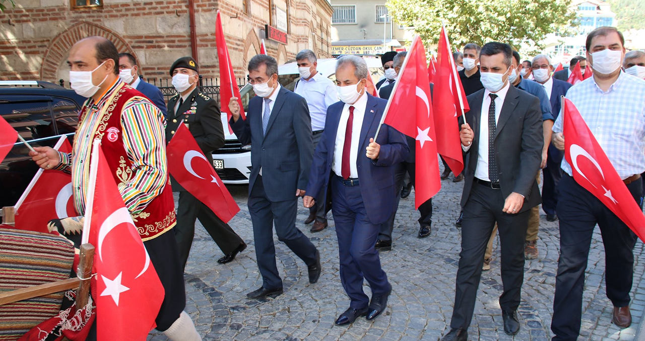 Konya Akşehir'de Milli Mücadele Batı Cephesi Karargahının taşınması kutlandı