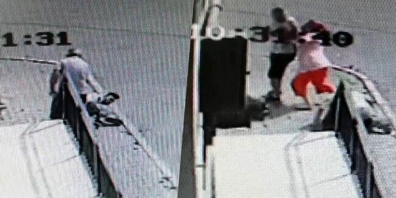 Damadına kurşun yağdıran adam kameralara yakalandı