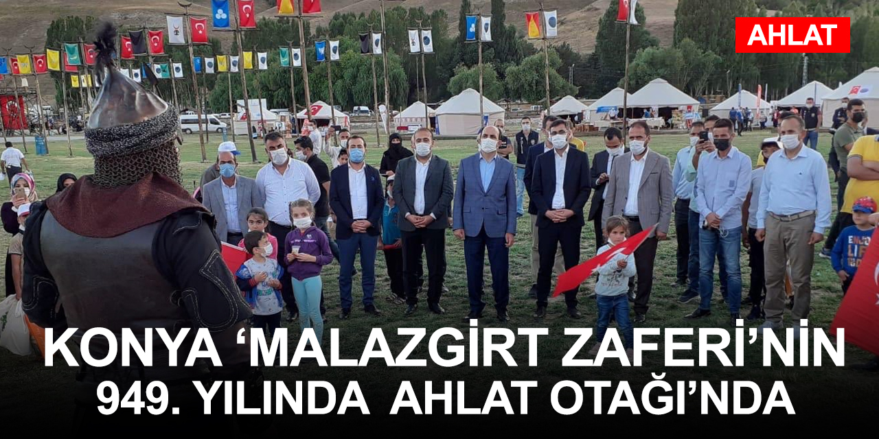 Konya Malazgirt Zaferi kutlamalarında yerini aldı
