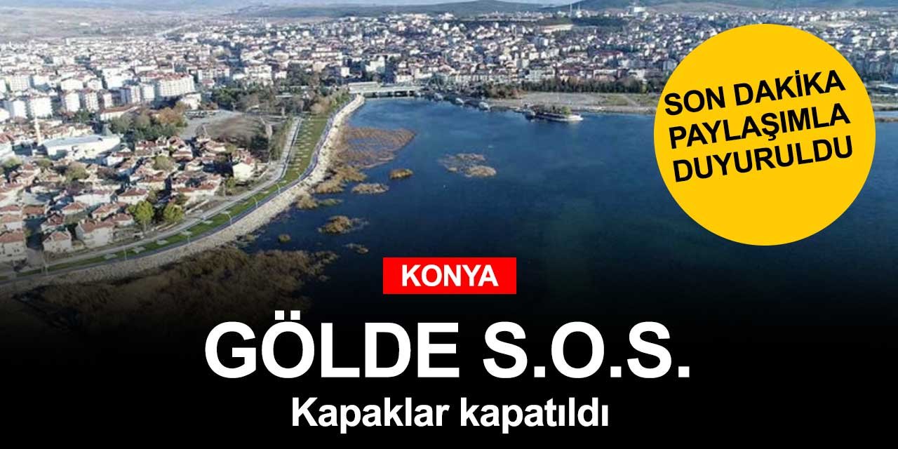 Konya Beyşehir Gölü'nde son dakika gelişmesi! Başkan duyurdu