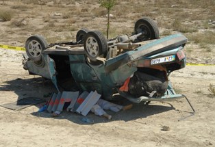 Ereğli'de trafik kazası: 1 ölü,4 yaralı
