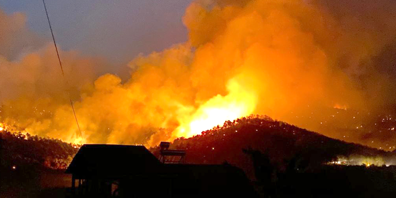 Ankara'daki yangını söndürmek için ekipler seferber oldu! 2 köy boşaltıldı