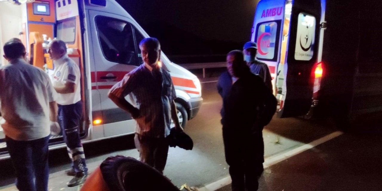 Tır patpata çarptı: 1’i ağır 3 yaralı