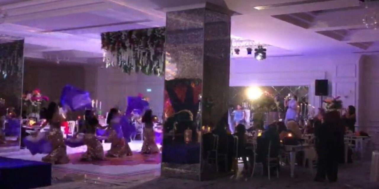 Kına gecesine kovid baskını! Mekan sahibi gözaltına alındı