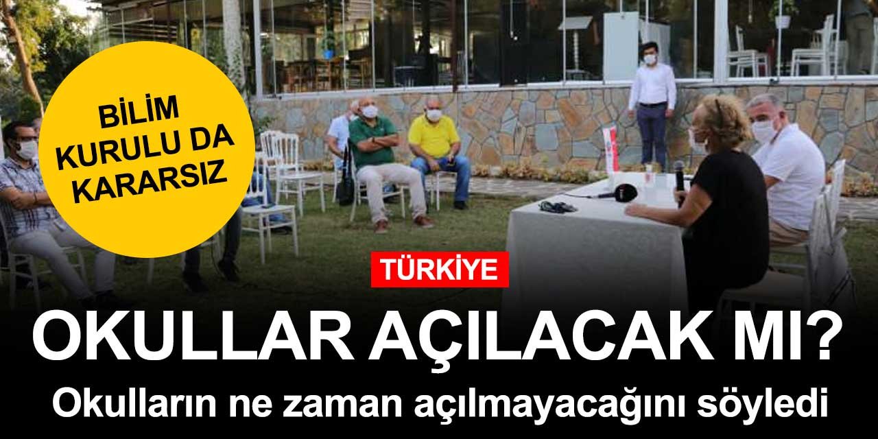 Bilim Kurulu okullarla ilgili kararsız bir görüntü verdi! Üyelerden birinden daha açıklama geldi