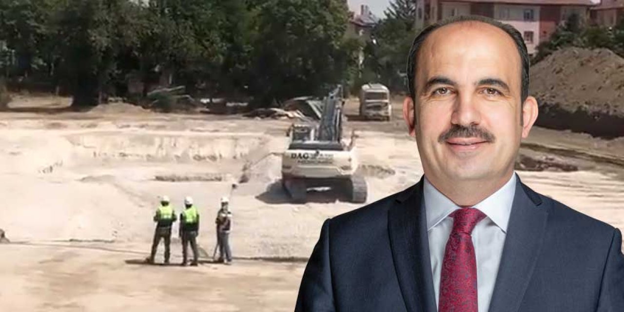 Konya Millet Bahçesi'nde çalışmalar başladı