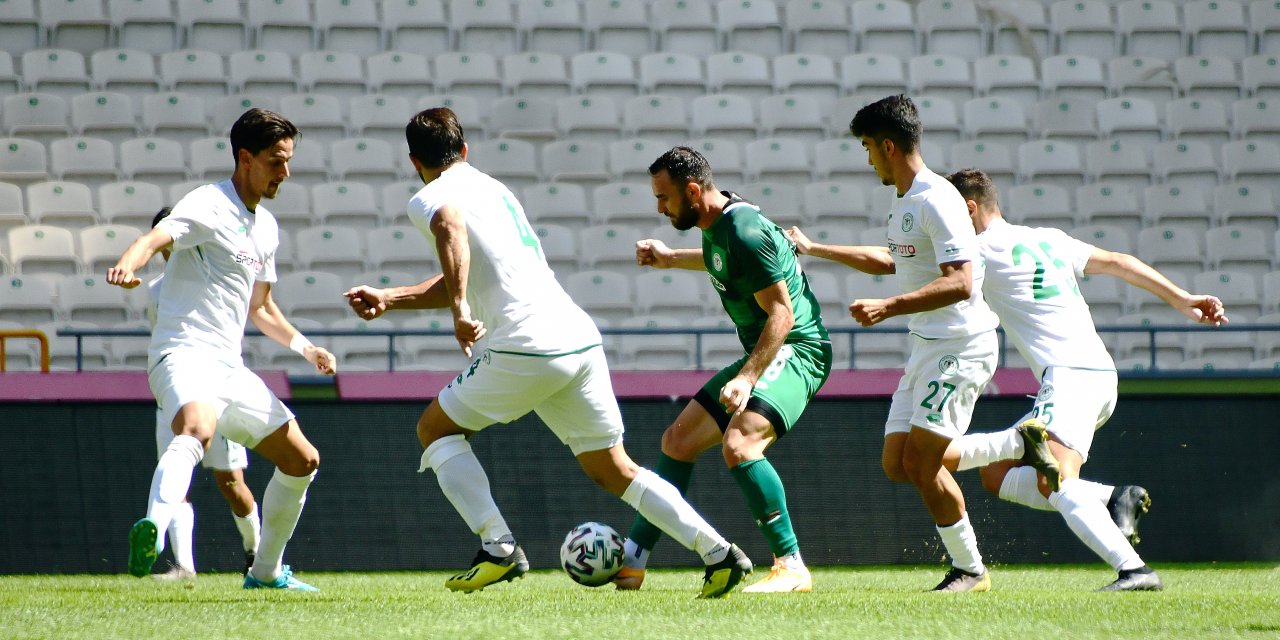 Konyaspor yeni sezona antrenman maçıyla hazırlandı