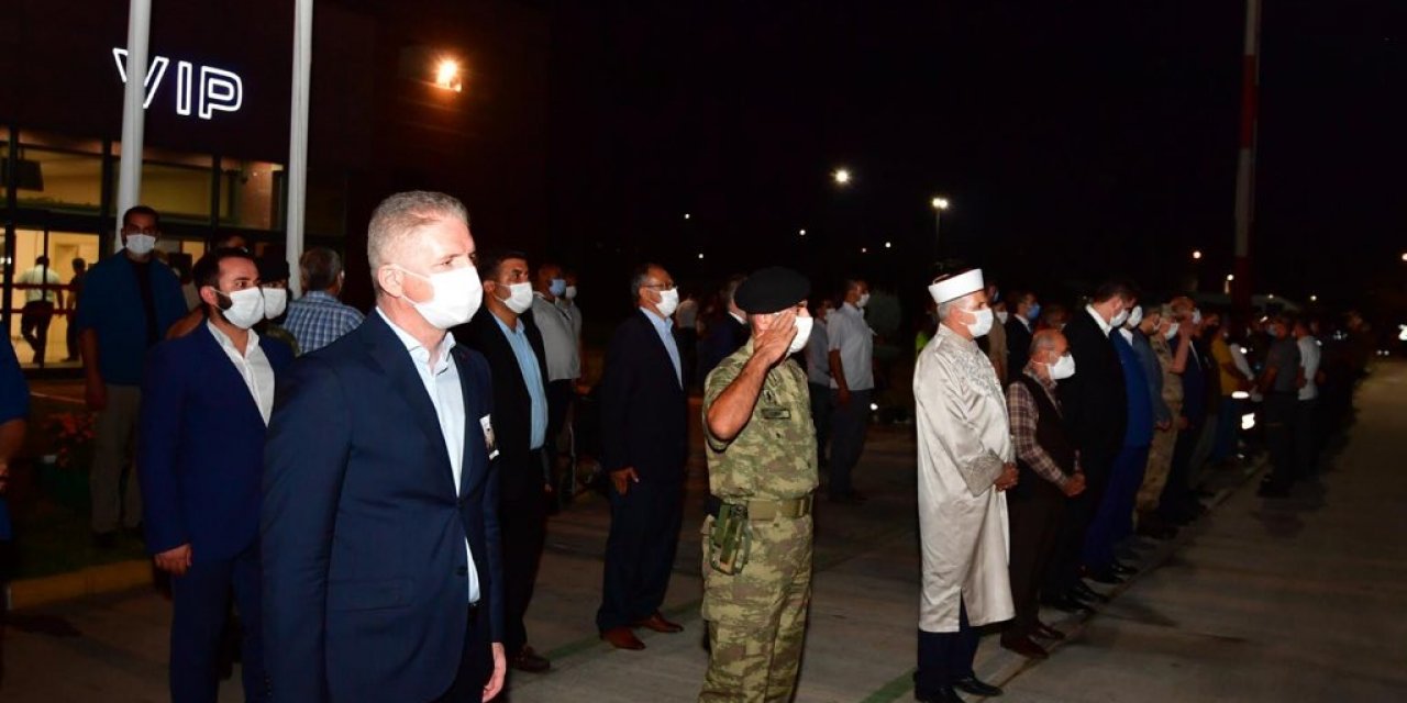 İdlib şehidi Serdar Aslan'ın naaşı baba ocağına ulaştı
