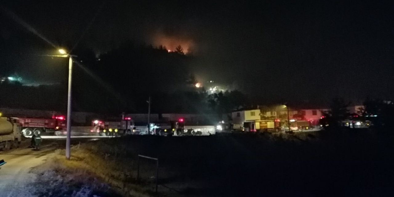 Soma’daki yangın büyüdü! Bir mahalle boşaltılıyor